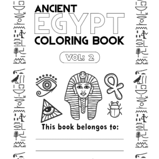 Ancient Egypt Adult Coloring Book #2