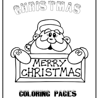 Kids Christmas Themed Coloring Book