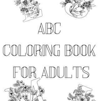 ABC Adult Coloring Book