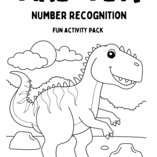 Dino-Dot! Number Recognition Fun Activity Pack