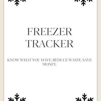 Freezer Tracker